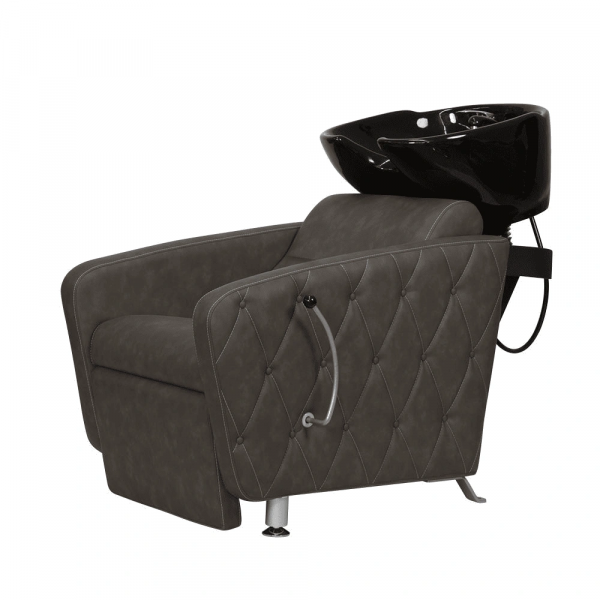 Парикмахерская мойка МД-123 с регулировкой ножной части, прострочкой и утяжкой